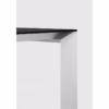 Kristalia Nori Glass Extendable Dining Table Depth 90cm