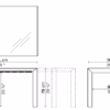 Kristalia Nori Glass Extendable Dining Table Depth 100cm