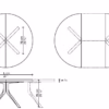Kristalia Oops Extendable Round Dining Table 5cm 
