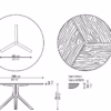 Kristalia Oops I Did It Again Fixed Round Dining Table 3.6cm
