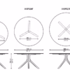 Kristalia Oops I Did It Again Fixed Outdoor Round Table