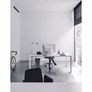 Kristalia Sushi Alucompact Fixed Table Depth 80cm
