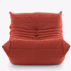 Ligne Roset Togo Fireside Goya Red Alcantara Chair