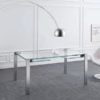 Livingstone Glass Extending Table by Tonelli Design