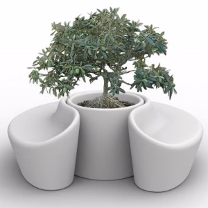 Qui est Paul? Sardana Outdoor Planter Bench 