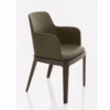 Margot Chair with Arms and Wooden Frame by Bontempi Casa