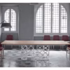 Margot Chair with Arms and Wooden Frame by Bontempi Casa