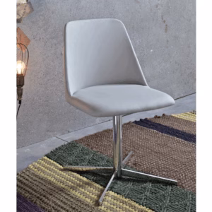 Margot Swivel Chair with Central Leg by Bontempi Casa