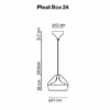 Marset Pleat Box 24 Pendant Light