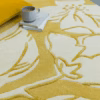 Matrix Yellow Devore Rug by Asiatic