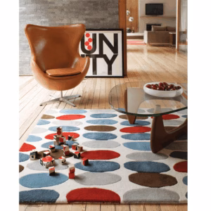 Matrix Sofia Red Rug by Asiatic