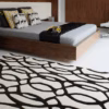 Matrix Wire Black Rug by Asiatic