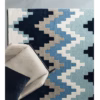 Matrix Blue Cuzzo Rug by Asiatic