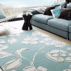 Matrix Blue evore Rug by Asiatic