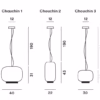 Foscarini Chouchin Reverse Suspension Light in 3 Different Shapes & Colours