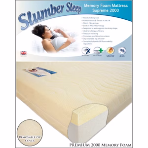 MiniCasa Premium 2000 Memory Foam Medium to Firm Mattress