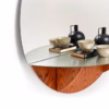 Mogg Brame Mirror Round with Console Shelf Storage