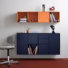 Montana Couple Sideboard in Different Colours, Wall Mounted or Floor