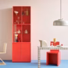 Montana Rise Display Cabinet Wall or Plinth Mounted in Different Colours