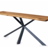 Montana Wild Wood Top Dining Table by Oliver B Casa