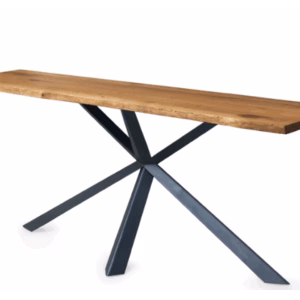 Montana Wild Wood Top Dining Table by Oliver B Casa