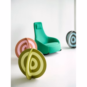 Montis Dim Sum Armchair Rocking Chair in Fabric or Leather