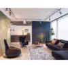 Montis Dim Sum Armchair Rocking Chair in Fabric or Leather