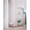 Montis Florence Ottoman (Footstool) in Fabric or Leather