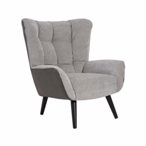 Furninova Jolyn Armchair Longue Chair in Fabric or Leather 