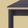 Mutto Base High Breakfast Dining Table with Castors