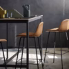 Mutto Base High Breakfast Dining Table with Castors