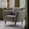 Sits Mynta Armchair Upholstered in Fabric, Leather
