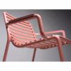 Nardi Outdoor Doga Relax Lounge Chair with Waterproof Bench Cushion