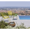 Nardi Outdoor Doga Relax Lounge Chair with Waterproof Bench Cushion