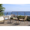 Nardi Outdoor Doga Relax Lounge Chair with Waterproof Bench Cushion