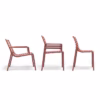 Nardi Outdoor Doga Relax Lounge Chair with Waterproof Bench Cushion
