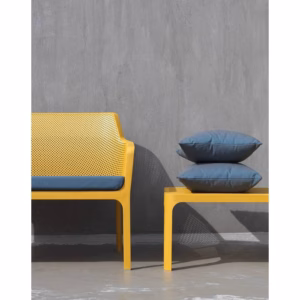 Nardi Outdoor Net Bench Sofa with Waterproof Bench Cushion