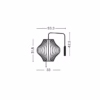 Nelson Pear Wall Sconce Cabled Light by Hay