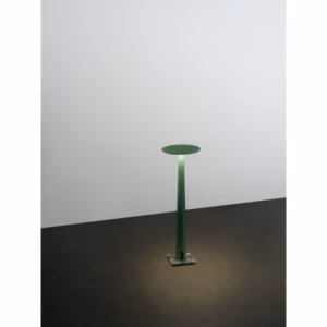 Nemo Portofino Portable Table Light in Emerald Green, Aluminium Base