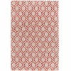 Nexus Fine Lines Silver Red Rug by Asiatic