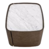 Novamobili Norman Bedside Cabinet Table with optional Marble Top