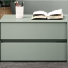 Novamobili PITAGORA 2 Drawer Bedside Table 47.8cm Width