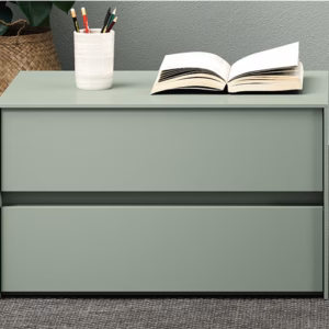 Novamobili PITAGORA 2 Drawer Bedside Table 65.8cm Width