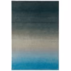 Ombre Blue Rug by Asiatic