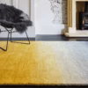 Ombre Mustard Rug by Asiatic