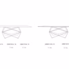 Ozzio Italia Gem Extending Table
