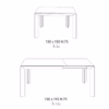 Ozzio Italia Metro Quadro Extending Table