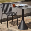 Palissade Cone Square Black Table by Hay