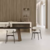 Paul Rogers Cover Wood Dining Chair 