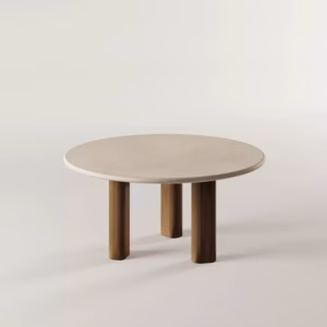 Paul Rogers Pillar Round Dining Table 